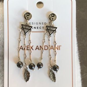 Alex and Ani Yin Yang Earrings